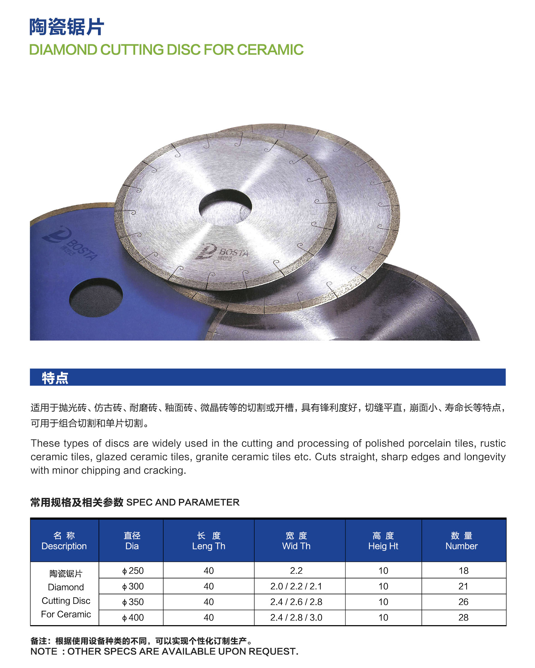 16陶瓷锯片Diamond Cutting Disc For Ceramic.jpg